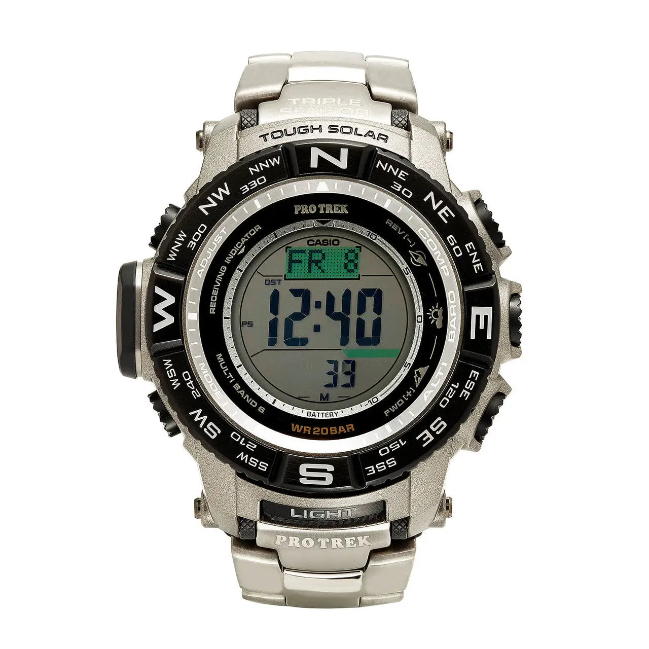 Casio Men’s PRW3500T-7CR Pro Trek Tough Solar Digital Sport Watch - Casio