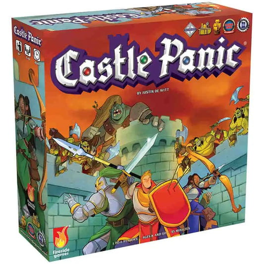 Castle Panic Second Edition board game box for Castle Panic panic second edition