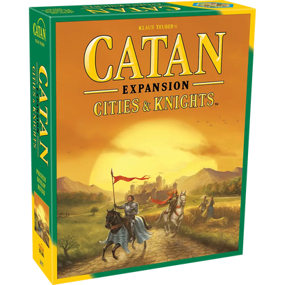 Catan Cities and Knights expansion box for Catan Board Game in the Expansion Bundle