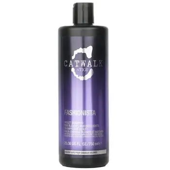 Large bottle of Catwalk Fashionista Violet Shampoo for blondes and highlights 750ml