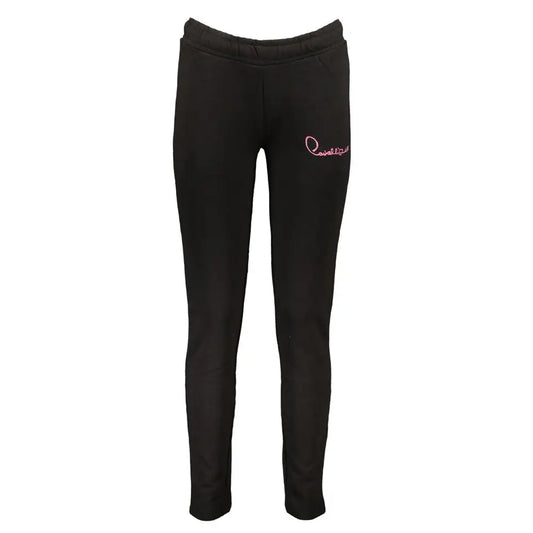 Cavalli Class Black Cotton Pant - Pants