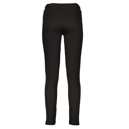 Cavalli Class Black Cotton Pant - Pants
