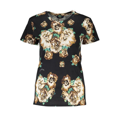 Cavalli Class Black Cotton Women T-Shirt - XS - T-Shirt