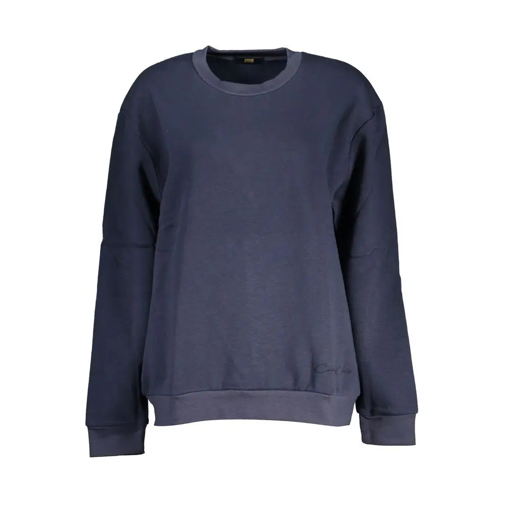 Cavalli Class Blue Cotton Women Sweater