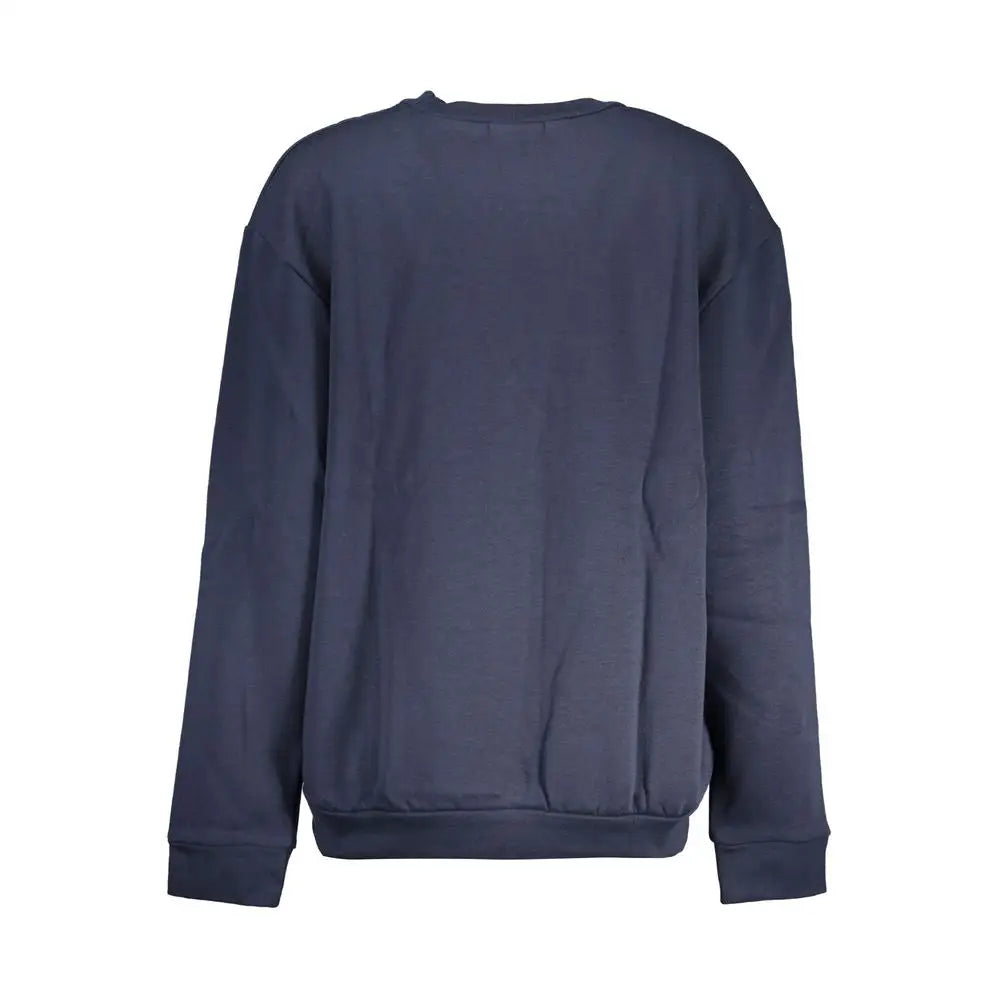 Cavalli Class Blue Cotton Women Sweater - M - Sweater