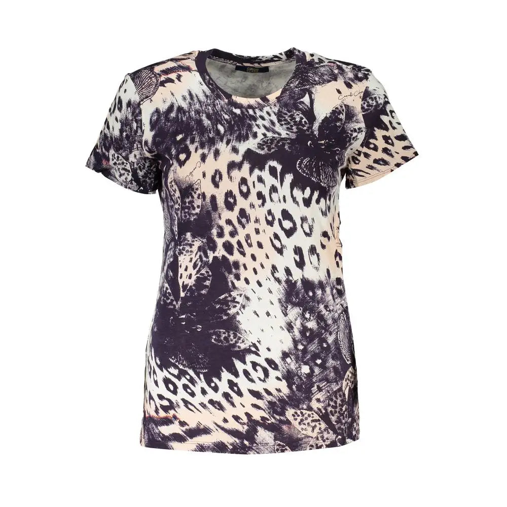 Cavalli Class Pink Cotton Women T-Shirt