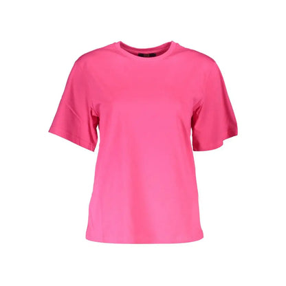 Cavalli Class Pink Cotton Women T-Shirt - XS - T-Shirt