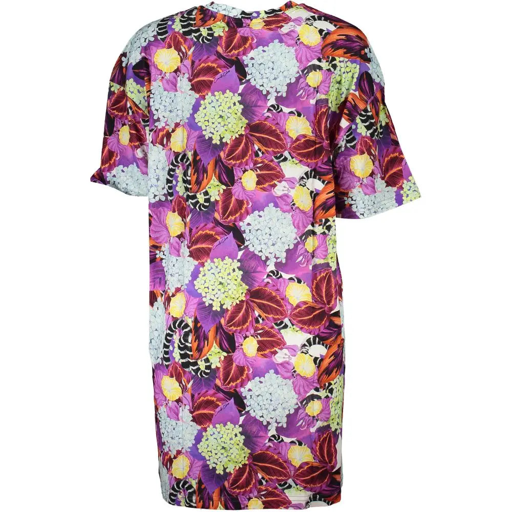Cavalli Class Purple Cotton Dress - XS