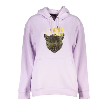 Cavalli Class Purple Cotton Women Sweater