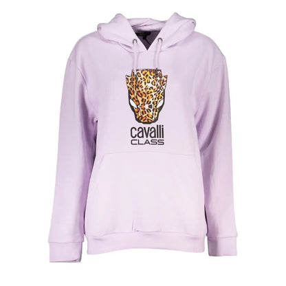 Cavalli Class Purple Cotton Women Sweater