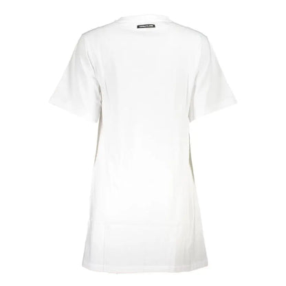 Cavalli Class White Cotton Dress - XL