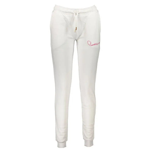 Cavalli Class White Cotton Pant - Pants