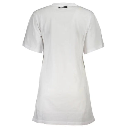 Cavalli Class White Cotton Women T-Shirt - T-Shirt