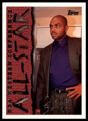 Charles Barkley basketball card from 1994-95 Topps series featuring Phoenix Suns