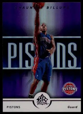 Chauncey Billups 2005-06 Upper Deck Reflections Purple basketball card Detroit Pistons
