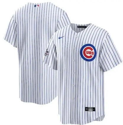 Chicago Cubs Nike 2025 MLB All-Star Game White pinstripe replica baseball jersey