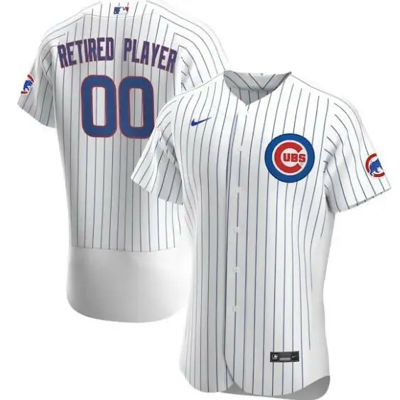 Chicago Cubs Nike Home Pick-A-Player Retired Roster Authentic White Baseball Jersey