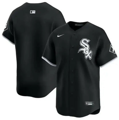 Black Chicago White Sox Nike Alternate Limited Baseball Jersey on display