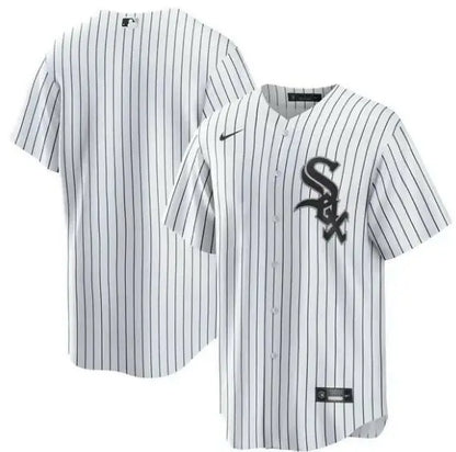 White pinstripe Chicago White Sox Nike Big & Tall Home Replica Team Jersey
