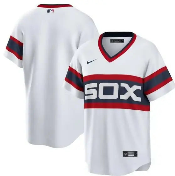 White Chicago White Sox Nike Home Replica Team Jersey displayed in product image