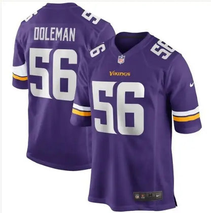 Purple Chris Doleman Minnesota Vikings Nike Game Retired Player Jersey #56