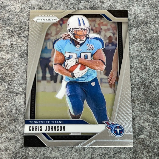Chris Johnson Tennessee Titans Prizm football card from 2024 NFL Sports You Pick Choose Set