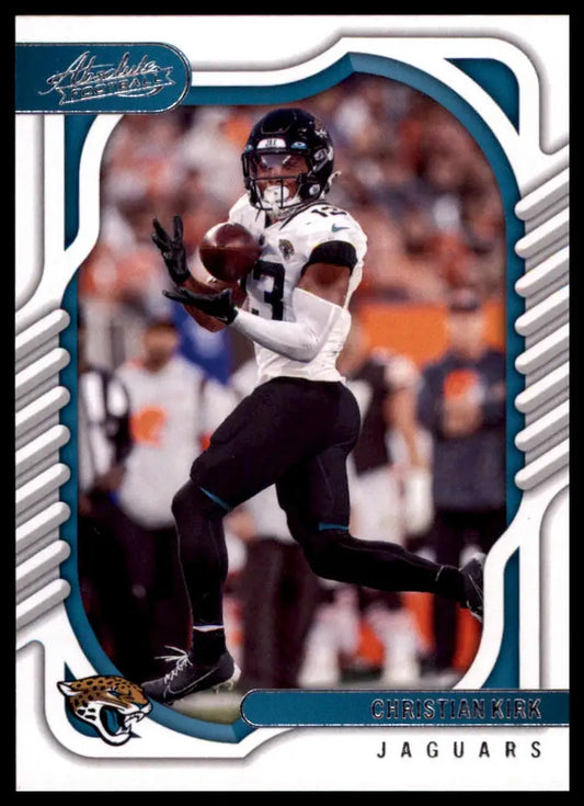 Christian Kirk football card from Panini Absolute 2022 Jacksonville Jaguars collection