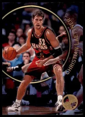 Christian Laettner basketball dribbling Stadium Club Members Only 55 Atlanta Hawks