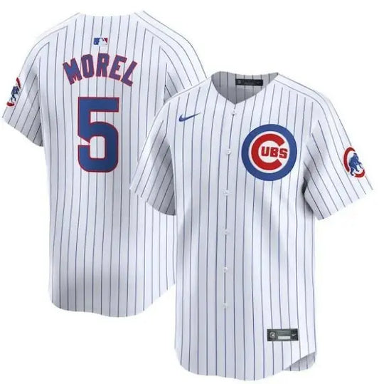 Chicago Cubs Nike Home Limited Player Jersey worn by Christopher Morel in white