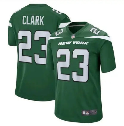 Green New York Jets Nike team game jersey with number 23, part of the Jets Nike team collection