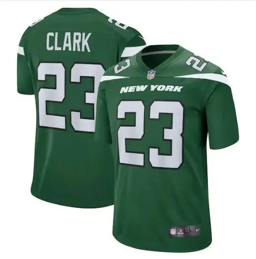 Green New York Jets Nike team game jersey with number 23, part of the Jets Nike team collection