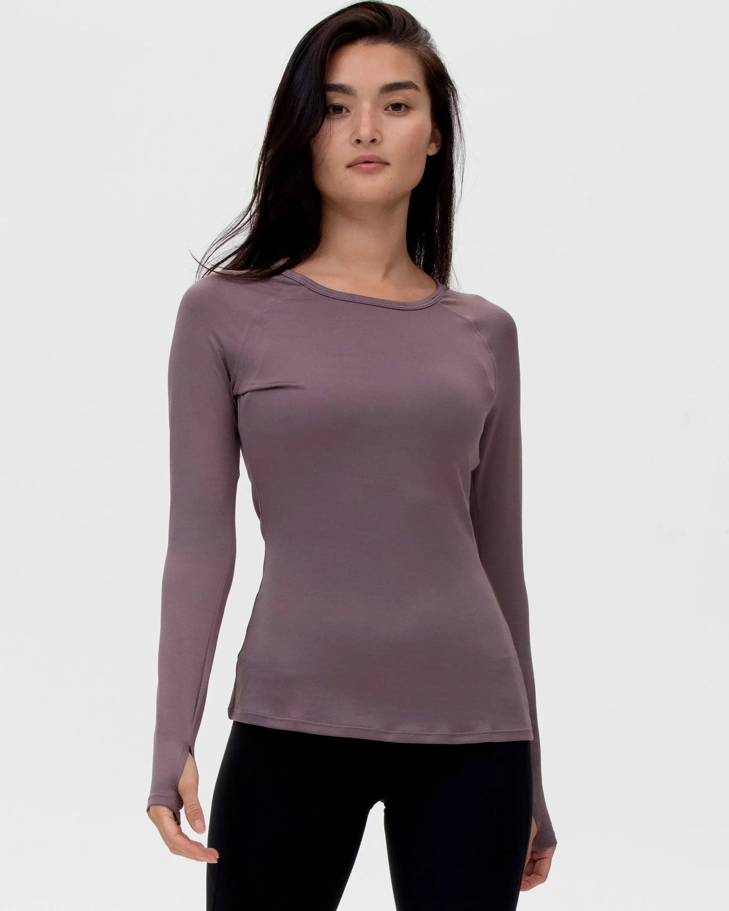 Citizen Compression Long Sleeve on - Stone Purple / XS - Long Sleeve