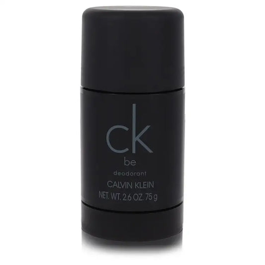 Black Calvin Klein CK Be deodorant stick 2.5 oz displayed for men