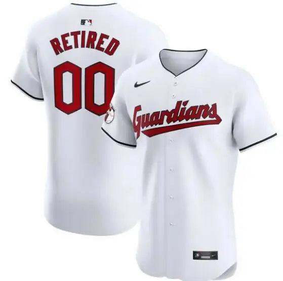 White Cleveland Guardians Nike Home Elite Pick-A-Player Retired Roster Baseball Jersey