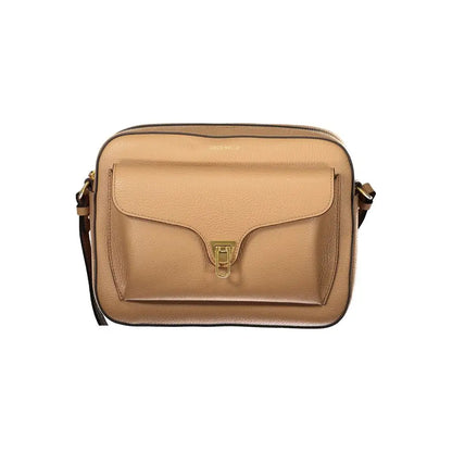 Coccinelle Brown Leather Handbag - Handbag