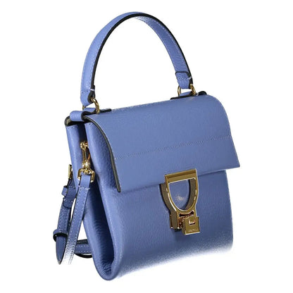 Coccinelle Light Blue Leather Women Handbag - Handbag