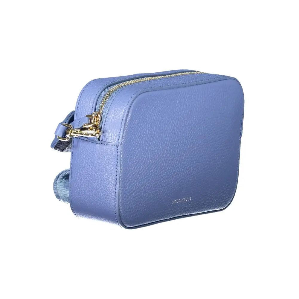 Coccinelle Light Blue Leather Women Handbag - Handbag