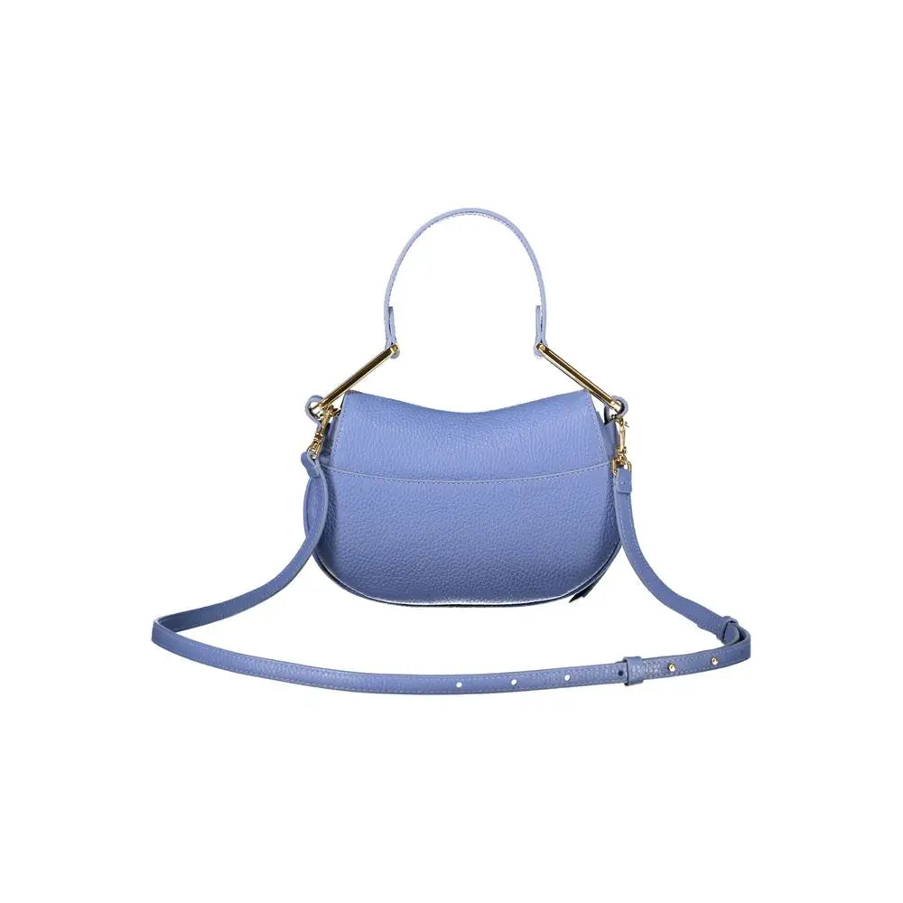 Coccinelle Light Blue Leather Women Handbag - Handbag