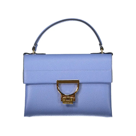 Coccinelle Light Blue Leather Women Handbag - Handbag
