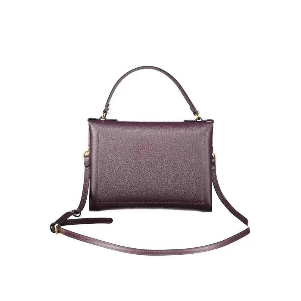Coccinelle Purple Leather Women Handbag - Handbag