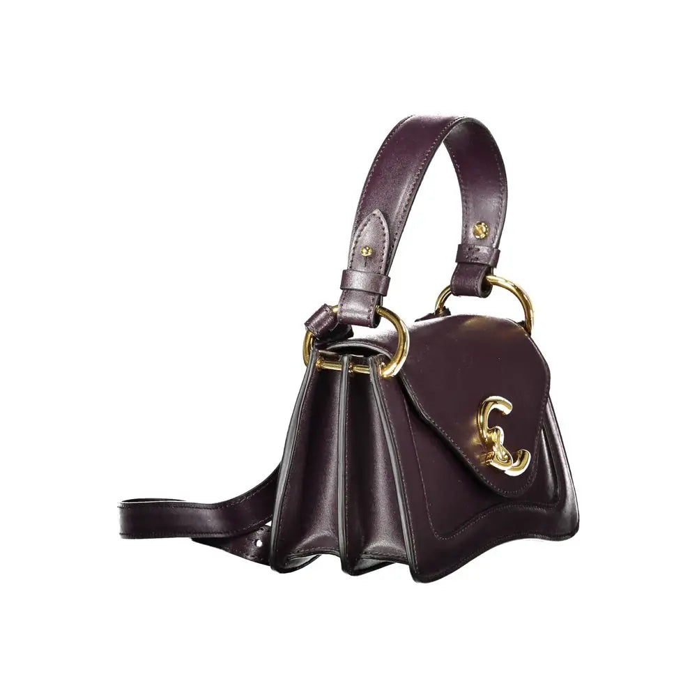 Coccinelle Purple Leather Women Handbag - Handbag