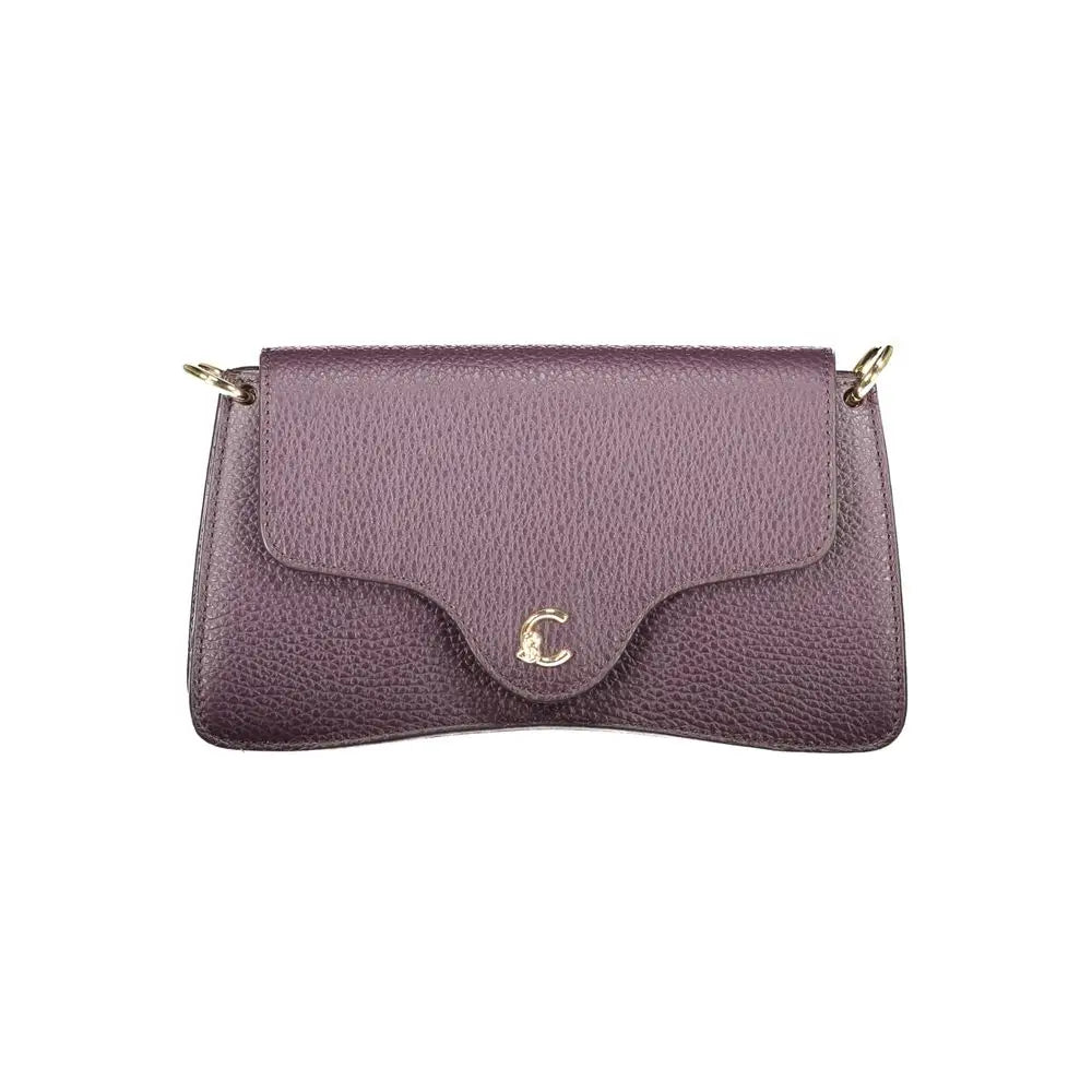 Coccinelle Purple Leather Women Handbag - Handbag