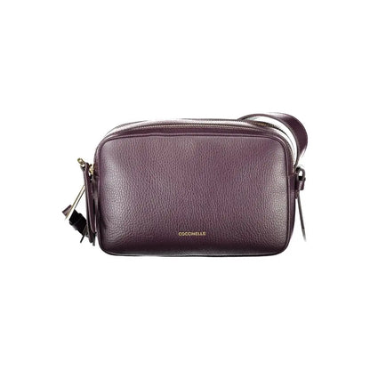 Coccinelle Purple Leather Women Handbag - Handbag