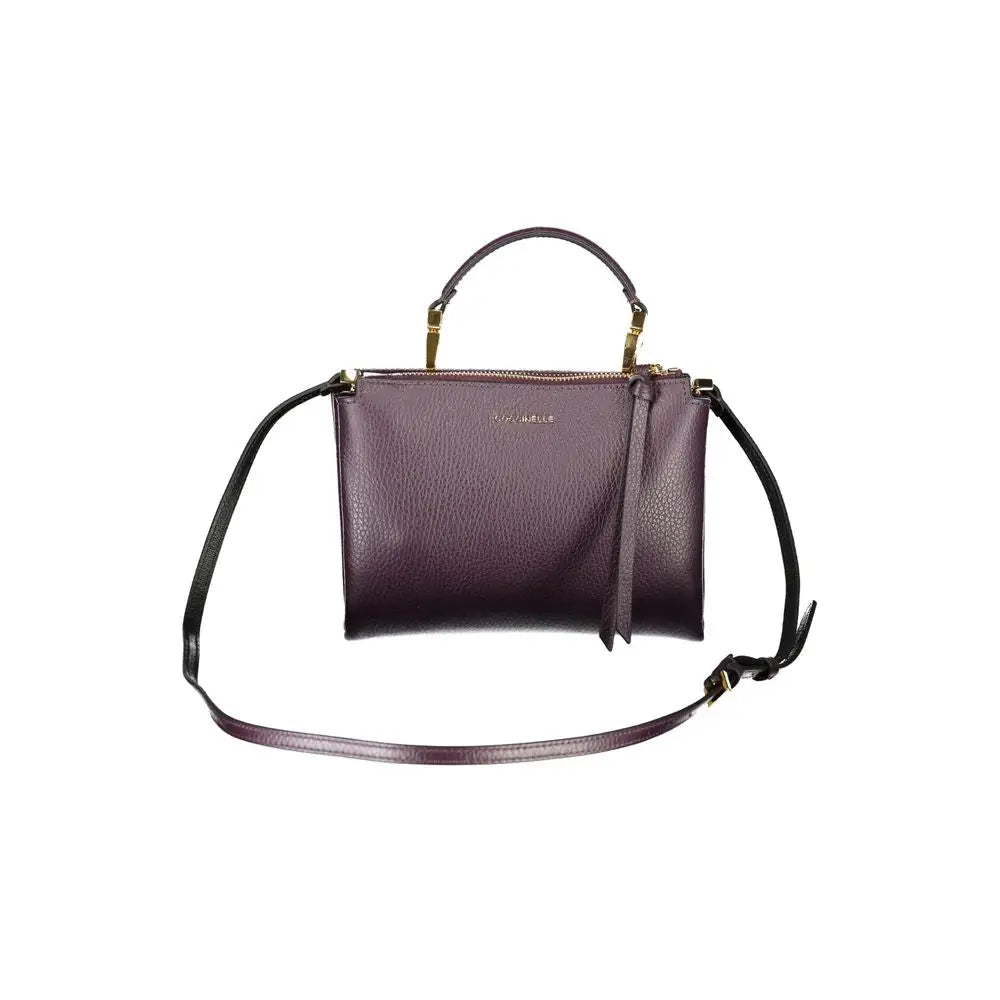 Coccinelle Purple Leather Women Handbag - Handbag