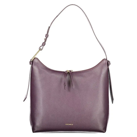 Coccinelle Purple Leather Women Handbag - Handbag