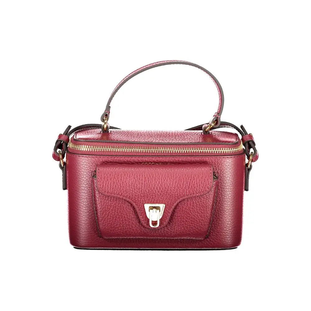 Coccinelle Purple Leather Women Handbag - Handbag