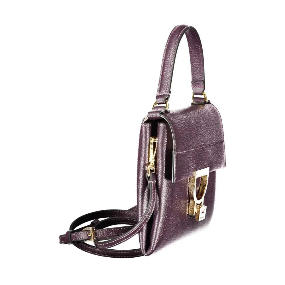 Coccinelle Purple Leather Women Handbag - Handbag
