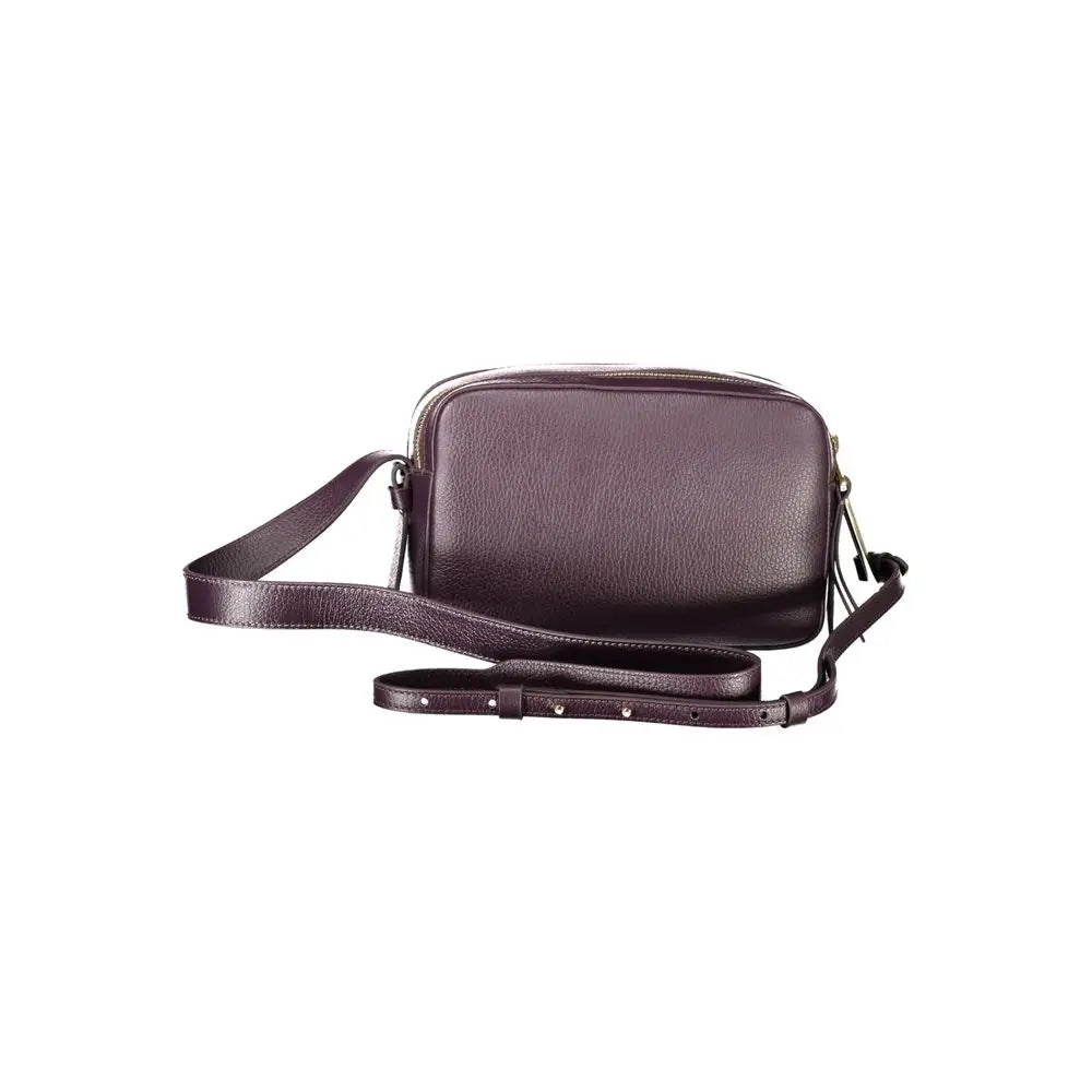 Coccinelle Purple Leather Women Handbag - Handbag