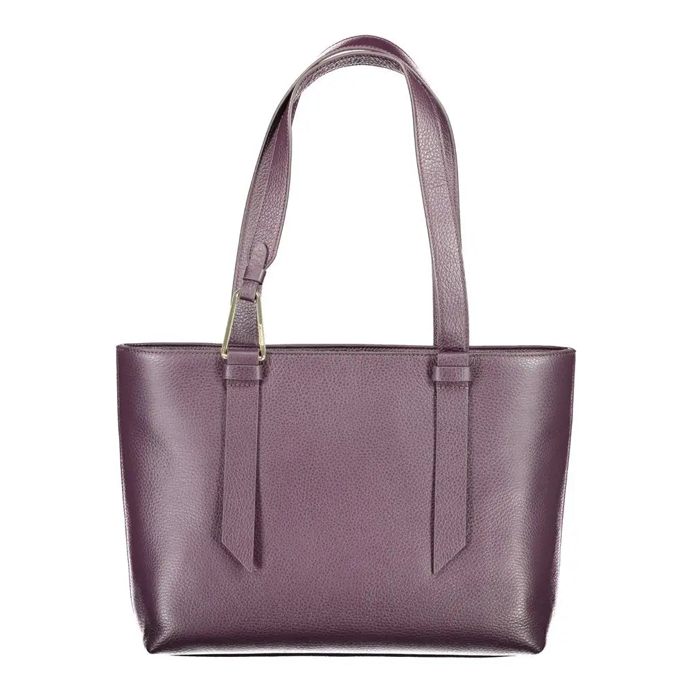 Coccinelle Purple Leather Women Handbag - Handbag