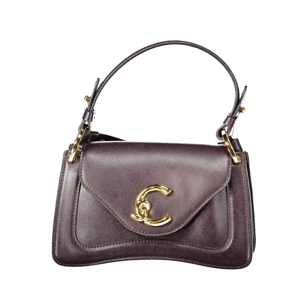 Coccinelle Purple Leather Women Handbag - Handbag